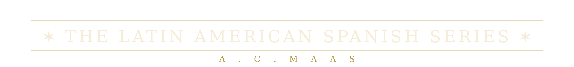 The Latin American Spanish Series